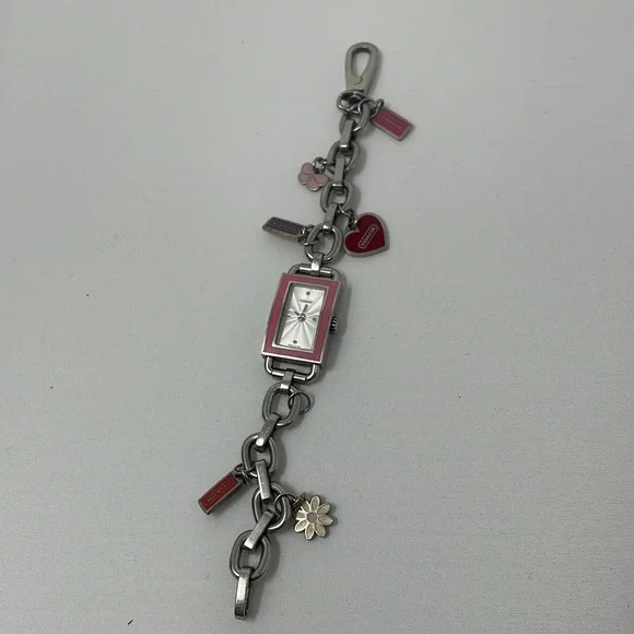 Coach | Accessories | Coach Charm Bracelet Watch Vintage 